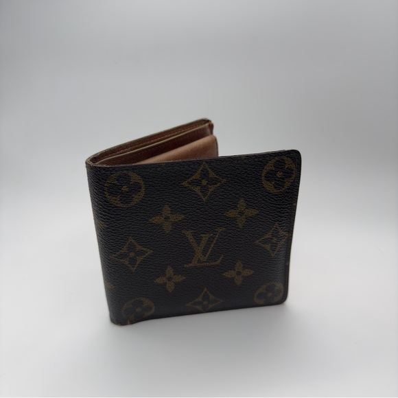 Louis Vuitton Vintage Bi-Fold Marco Wallet | Brown Monogram | Used | Mens | - Picture 1 of 16